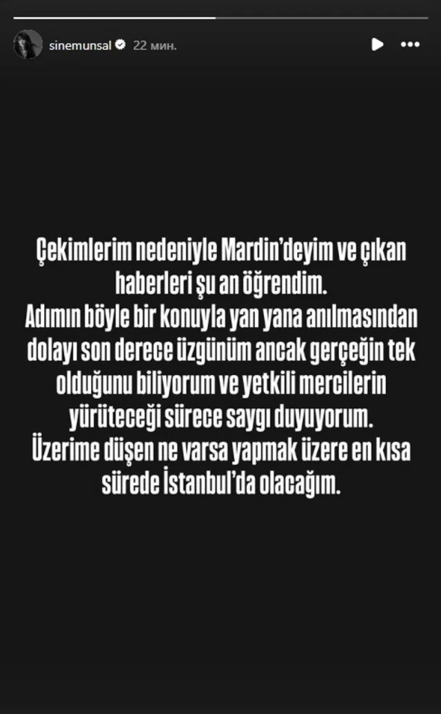 Saxlanılmasına qərar verilən məşhur türk aktrisa danışdı: "Həqiqətin alternativi yoxdur" - FOTO