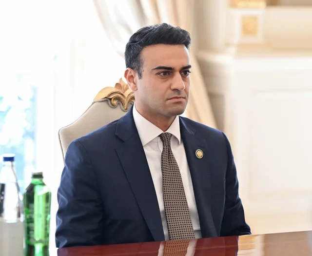 İlham Əliyev ABŞ Konqresinin Nümayəndələr Palatasının üzvünü qəbul edib - FOTO