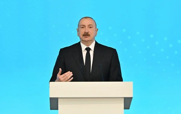 Prezident: "Bu gün tərəfdaşlarımızla enerji kabelləri ilə bağlı sıx əməkdaşlıq edirik"
