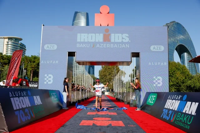 "Alufar IRONMAN 70.3 Baku" çərçivəsində "IRONKIDS" və "Fun Run" yarışları keçirilib - FOTO