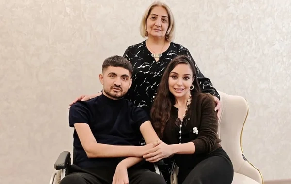 Leyla Əliyeva Vətən müharibəsi qazisini ziyarət edib