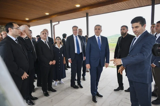 Xocalıda salınmış intensiv bağçılıq təsərrüfatları ilə tanışlıq keçirilib