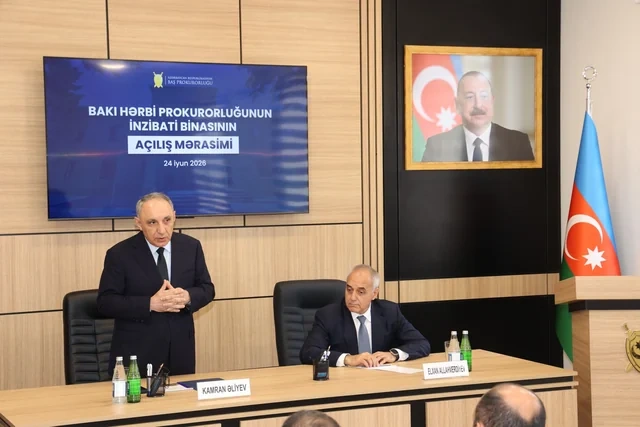 Bakı Hərbi Prokurorluğunun inzibati binasının açılışı olub - FOTO