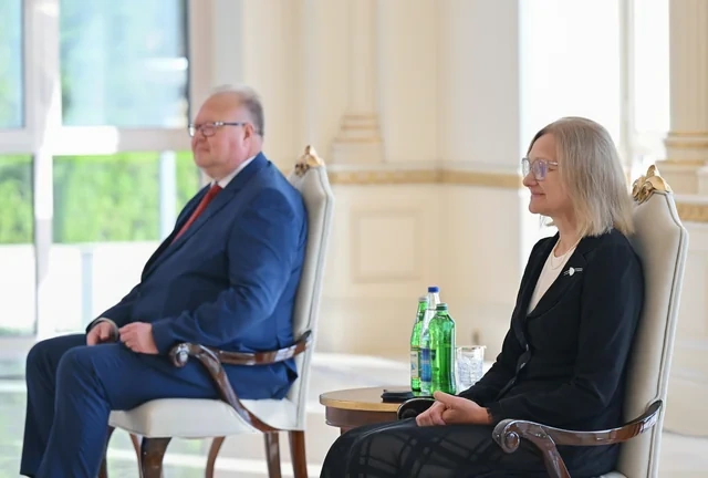 Prezident Estoniyanın ölkəmizə yeni təyin olunmuş səfirini qəbul edib - FOTO