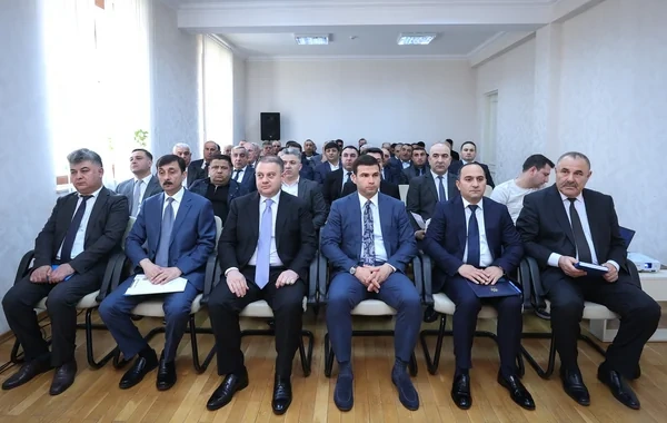 Oğuzda sahibkarlığın inkişafı və biznes imkanları müzakirə olunub - FOTO
