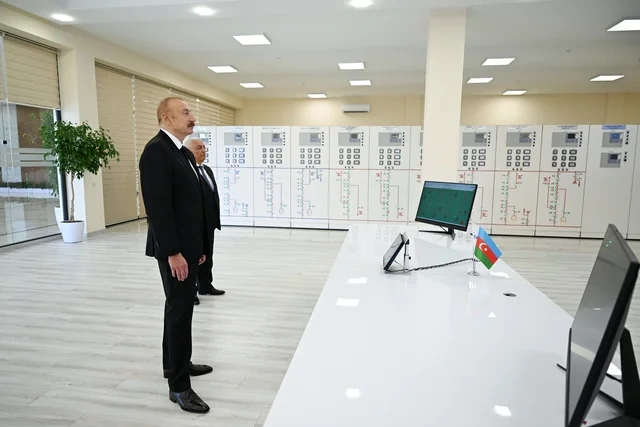 İlham Əliyev "Yeni Səngəçal" yarımstansiyasının açılışında iştirak edib - FOTO - VİDEO