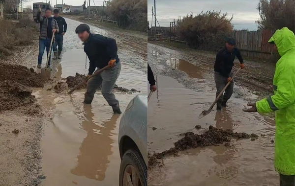 Saatlıda keçilməz vəziyyətdə olan kənd yolu: "Baxan və tədbir görən yoxdur"