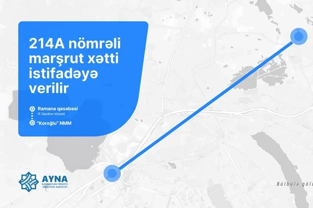 Bakıda yeni marşrut xətti istifadəyə verilib