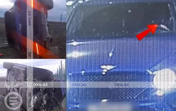 Bakı-Quba yolunda AĞIR QƏZA: Lüks avtomobil bir neçə dəfə aşdı - FOTO - VİDEO
