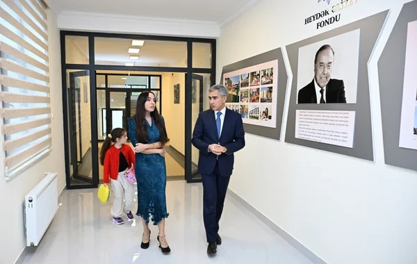 Şamaxı şəhərində Xınıslı körpələr evi-uşaq bağçasının açılışı olub - Foto