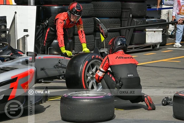 "Formula-2": Zəncirvari qəzadan sonra mübarizə bərpa olundu - FOTO