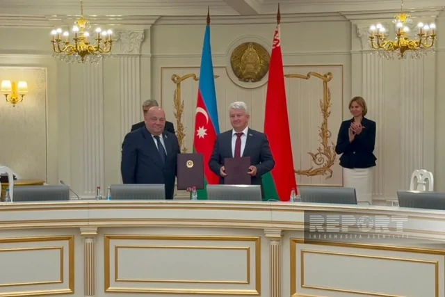 Minskdə Azərbaycan və Belarus arasında mühüm sənədlər imzalandı