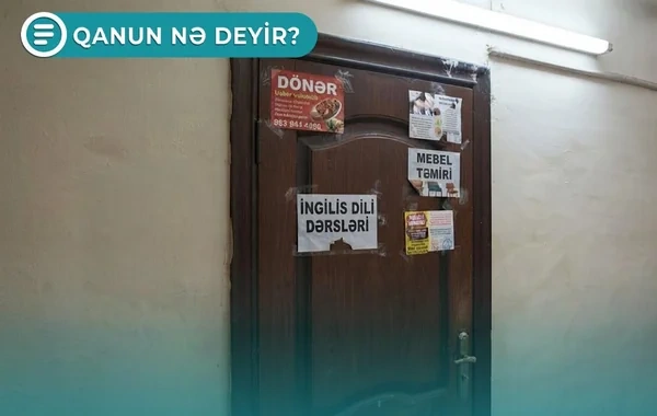 Qapınıza reklam broşürlərinin asılmasına görə cərimə nəzərdə tutulur? - Qanun nə deyir? - VİDEO