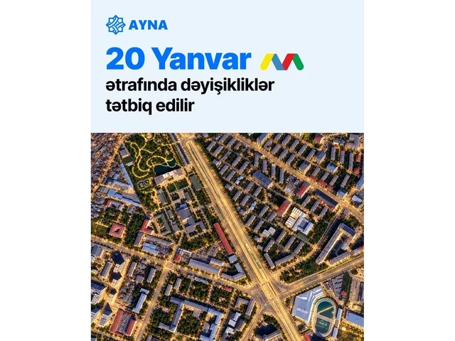 Bakıda bəzi marşrutların dayanacaqları dəyişdirilir - Foto