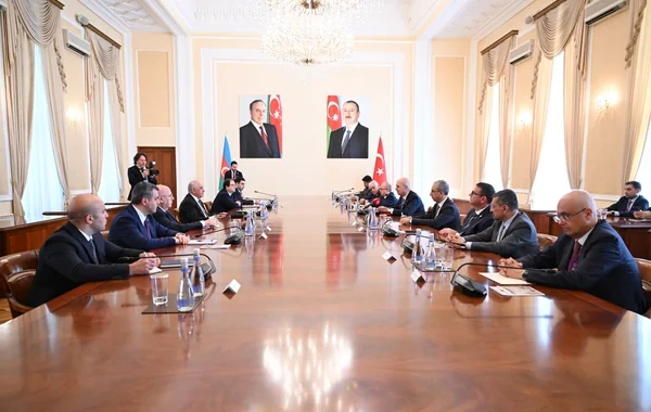 Əli Əsədov Numan Kurtulmuşla görüşüb