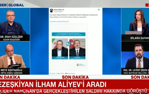 Məsud Pezeşkianın Prezident İlham Əliyevə zəngi Türkiyə mediasında müzakirə edildi - VİDEO