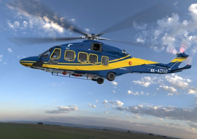 "ASG Helicopter Services" aviasiya və enerji bazarları üçün ilk "AW189" helikopterini təqdim edib