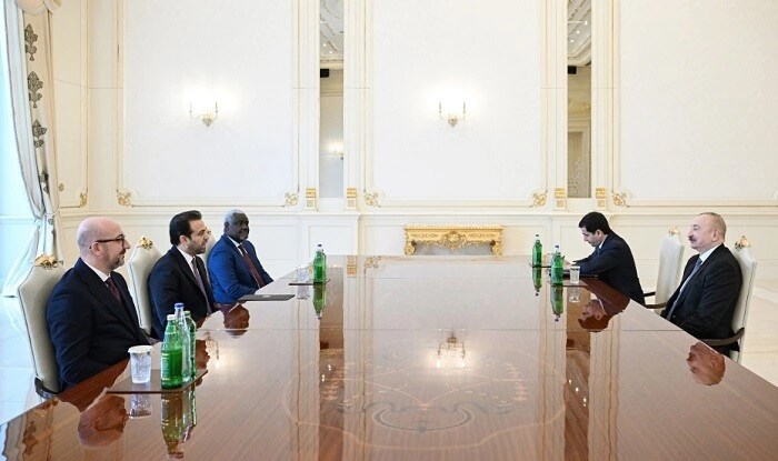 Prezident bu mükafatla bağlı nümayəndə heyətini qəbul etdi