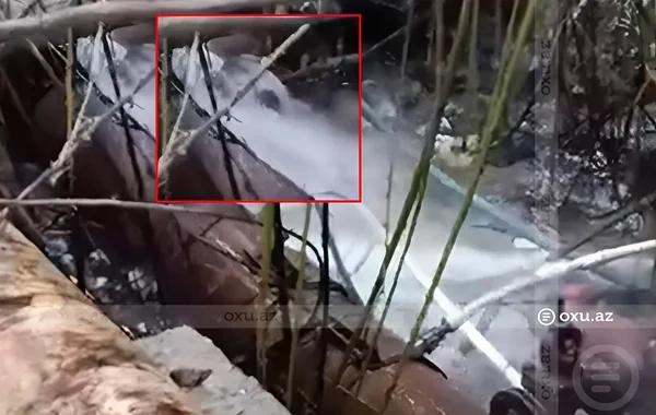 Keşlədə bir ildən çox davam edən su xətti problemi həll olundu
