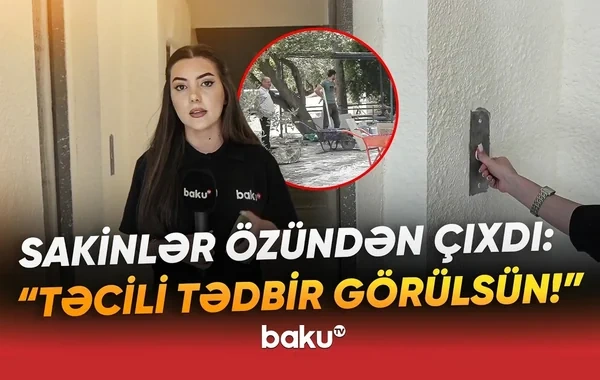 Liftlər işləmir, Xətai sakinləri evə qalxa bilmirlər: Aidiyyəti qurum niyə tədbir görmür? - VİDEO