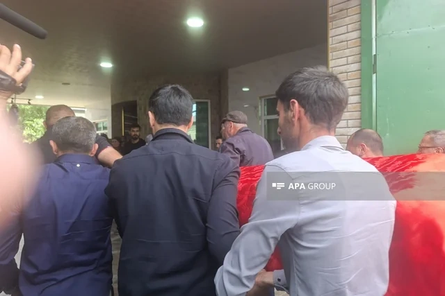 Azov dənizində gəmiyə dron hücumunda həlak olan Fuad Orucov dəfn edildi - FOTO