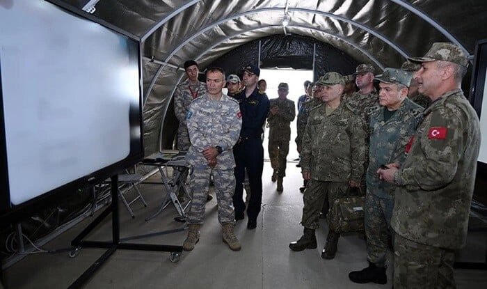 Generalımız “EFES - 2026”nın keçirildiyi ərazidə - Foto