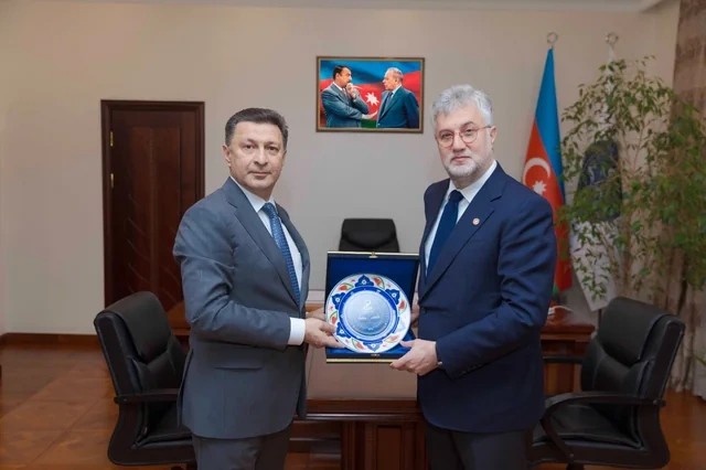Azərbaycan Tibb Universitetində Türkiyənin Atlas Universitetinin nümayəndə heyəti ilə görüş keçirilib