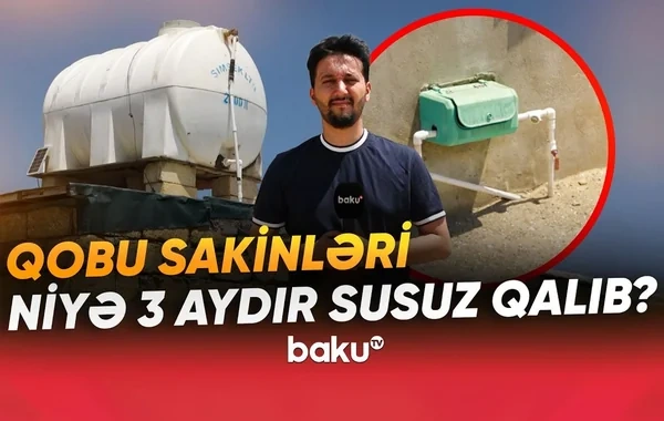 Yayın istisində su ilə imtahan: Sakinlərin problemi üç aydır niyə həll olunmur? - VİDEO