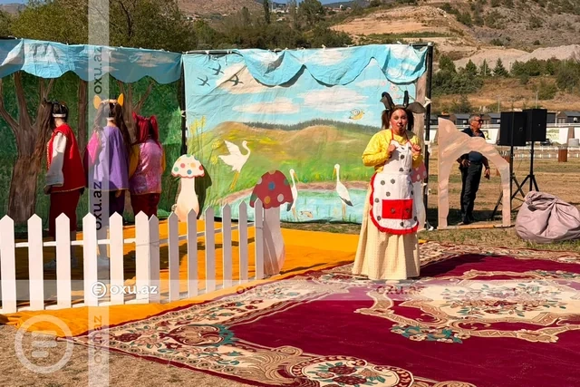 Laçında "Şəngülüm, Şüngülüm, Məngülüm" nağıl-tamaşası nümayiş etdirilib - FOTO