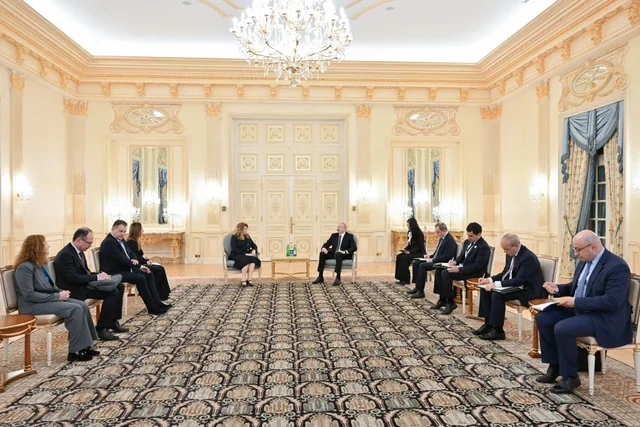 Prezident İlham Əliyev Bolqarıstan Prezidenti İliyana Yotova ilə görüşüb