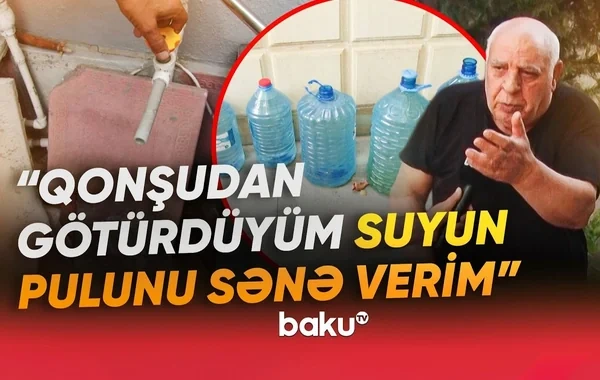 "Qonşulardan su almağa məcbur qalırıq" - Sakinləri boğaza yığan problem - VİDEO