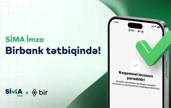 SİMA rəqəmsal imza "Birbank"da