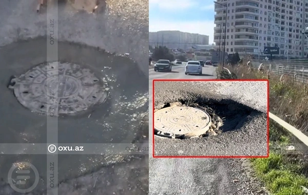 Xırdalanda qəzaya səbəb olan kanalizasiya lükü BƏRPA OLUNDU