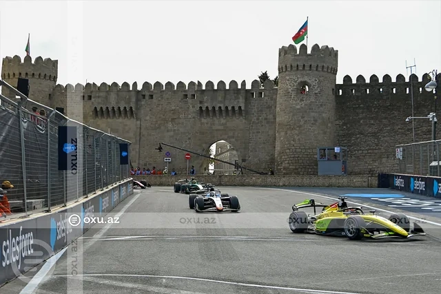 "Formula-2" üzrə Azərbaycan Qran-prisində qaliblər mükafatlandırıldılar - FOTO