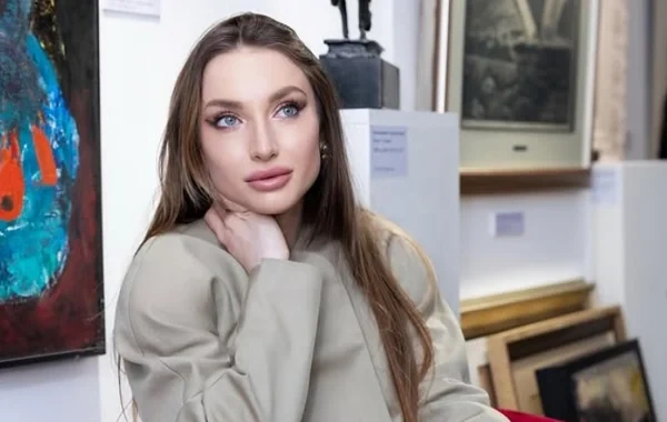 Alyona Əliyeva Ukraynadan gələn tələbələr və incəsənət xadimləri ilə görüşdən paylaşım edib - FOTO