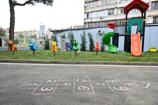 Bakının Nəsimi rayonunda yeni körpələr evi-uşaq bağçası istifadəyə verilib - FOTO