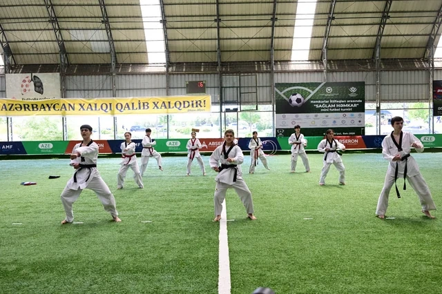 Azərbaycan Həmkarlar İttifaqları Konfederasiyasının təşkilatçılığı ilə minifutbol turnirinə start verilib