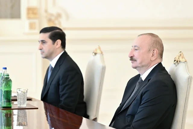 İlham Əliyev Türkiyənin ədliyyə nazirini qəbul edib - FOTO