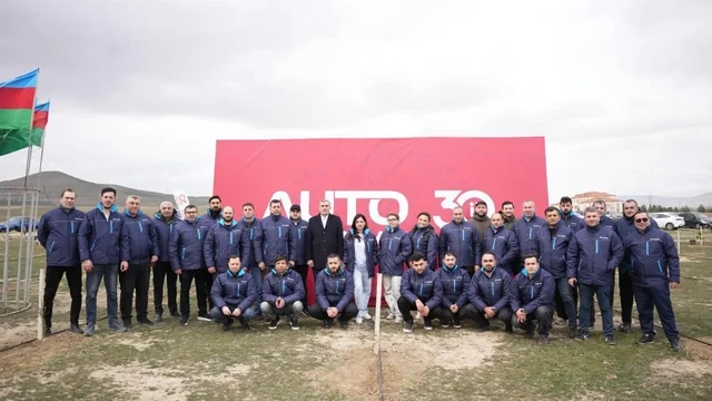"Avto Azərbaycan"ın 30 illik yubileyi yaşıl təşəbbüslə qeyd olundu: 300 ağac əkildi