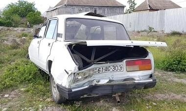 Cəlilabadda ağır qəza: 3 nəfər yaralandı