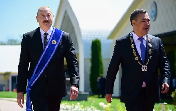 Prezidentin sosial şəbəkə hesablarında Qırğızıstana dövlət səfəri ilə bağlı videoçarx paylaşılıb