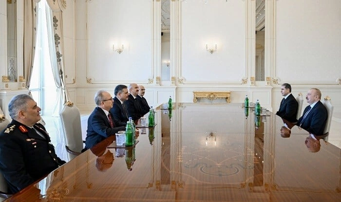 Prezident Türkiyənin daxili işlər nazirini qəbul etdi