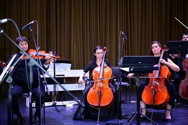 Xankəndi Mədəniyyət Mərkəzində ilk dəfə Milli Qurtuluş Gününə həsr olunan təntənəli konsert keçirilib - FOTO