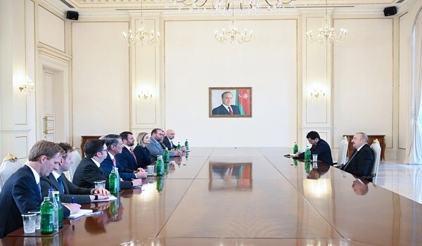 İlham Əliyev ABŞ nümayəndə heyətini qəbul etdi