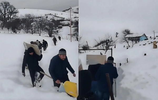 Lerikdə şəhid bacısı ölümündən 3 gün sonra dəfn olundu