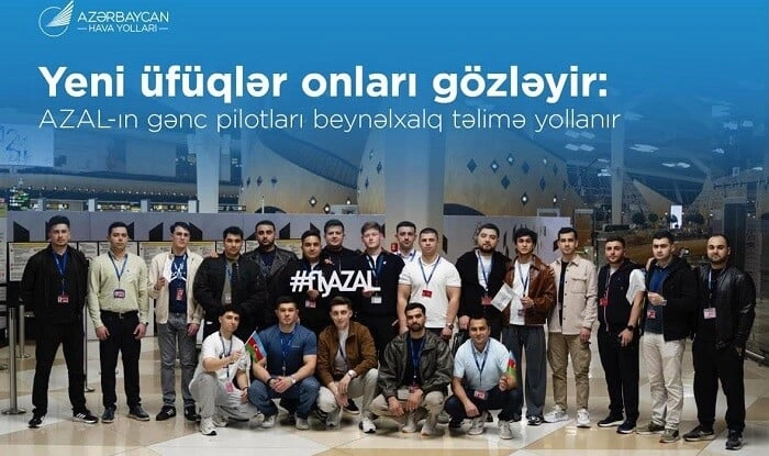 AZAL-ın gənc pilotları təlim üçün Avropaya yollandı