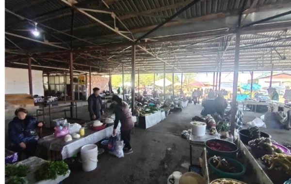 Gəncədə fəaliyyət göstərən "Kəpəz-Bazar"da nöqsanlar aşkarlanıb - FOTO
