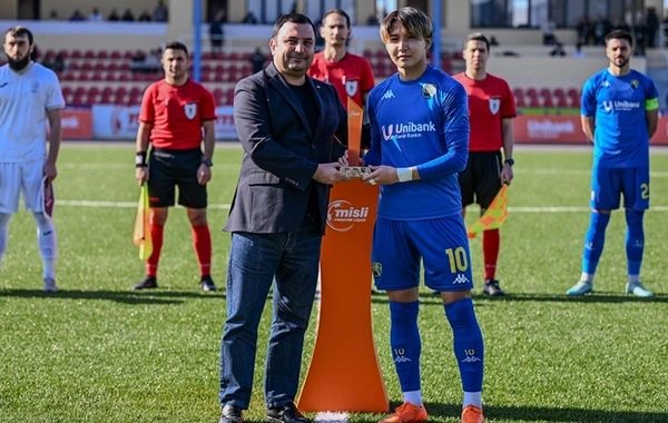 "Kəpəz"in futbolçusu mükafatlandırılıb