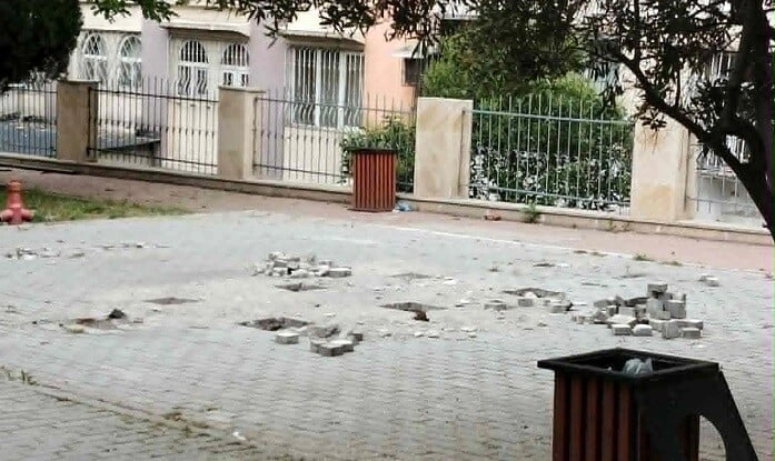 Bakının İzmit parkında söküntünün məqsədi... - Rəsmi