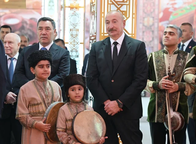 Prezident İlham Əliyev MDB Ölkələrinin Milli Kulinariya Festivalı ilə tanış olub, rəsmi qəbulda iştirak edib - Foto